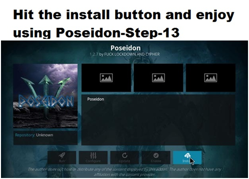 Poseidon-Best Kodi Add-ons