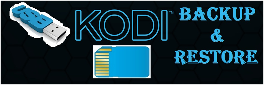 how to backup and storage Kodi