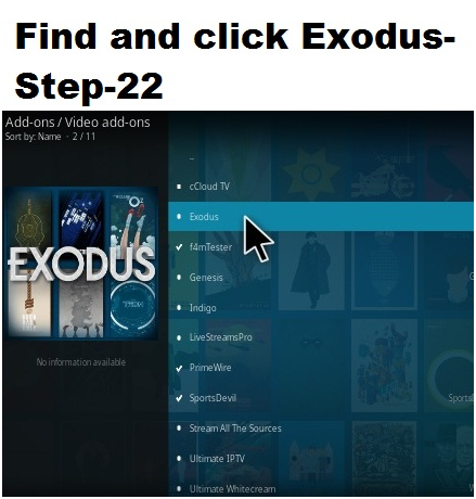 Exodus on Kodi