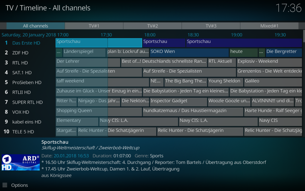 kodi mediaportal pvr client could not be loaded