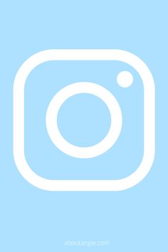 Instagram icon aesthetic blue