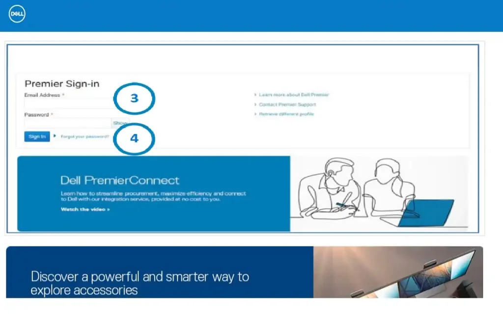 dell premier login